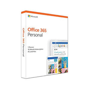 Microsoft Office 365 Personal for 1 user (Windows/Mac), 12 month / 1 Year