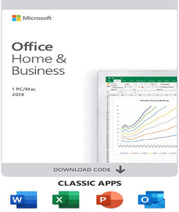 Microsoft Office Home and Business 2019, One-Time Purchase - Lifetime Validity, 1 Person, 1 PC or MAC