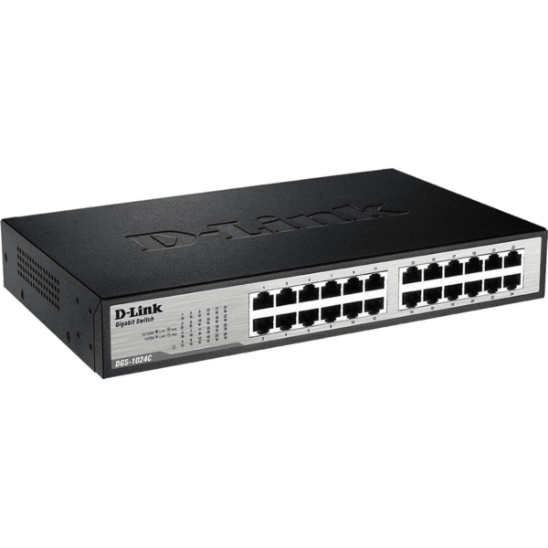 D-Link DGS-1024C 24-Port Gigabit Unmanaged Desktop/Rackmount Switch