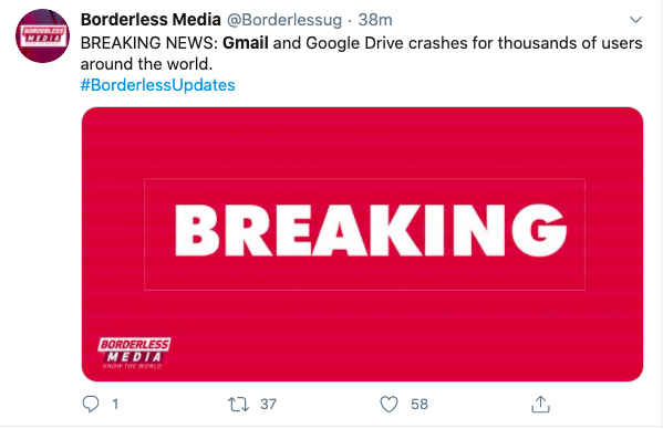 gmail issue globally