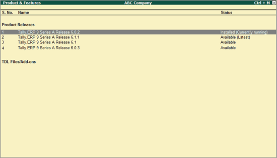 tally upgrade 1