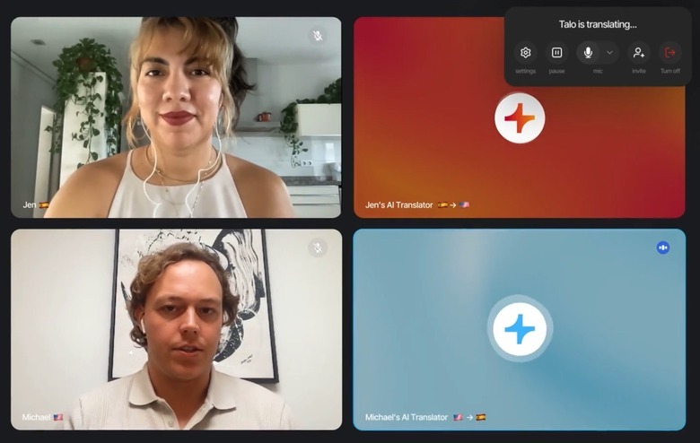 real time video call translation
