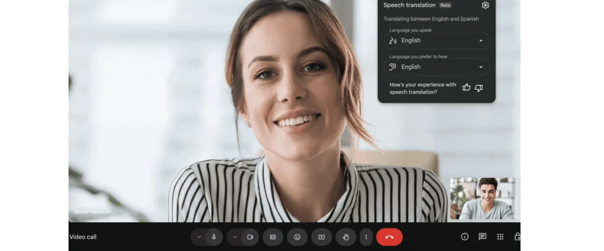 real time video call translation